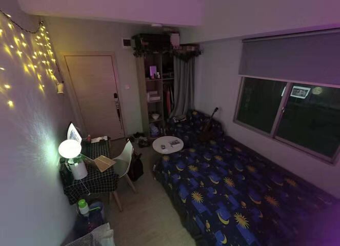 photo of the living room from the kitchen side