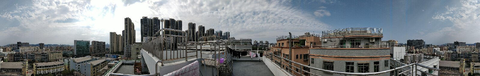 Panoramic view from the roof